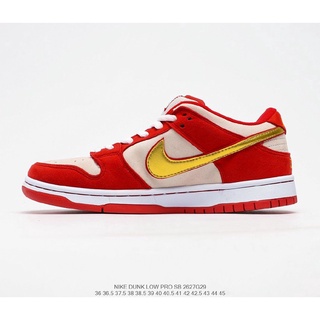 ⊙△Nike SB Dunk Low “Nasty Boys” ผู้ชายและผู้หญิง Stable Fit สบาย Breathable Board รองเท้าสบายๆกีฬารองเท้า