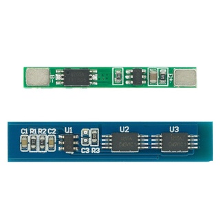 ใหม่ บอร์ดป้องกันแบตเตอรี่ลิเธียมไอออน 1s 3.7V 3A 2S 3A Li-Ion Bms Pcm สําหรับแบตเตอรี่ลิเธียมไอออน 18650