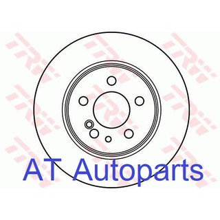 🔥ใช้ATAU132ลดเพิ่ม 120บาท🔥จานเบรคหลัง Benz W140 S280 S300 S320 1993-1997 DF2594