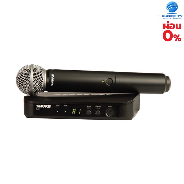 SHURE BLX24TH/SM58 ไมโครโฟนไร้สาย ไมค์ลอยแบบไมค์เดี่ยว