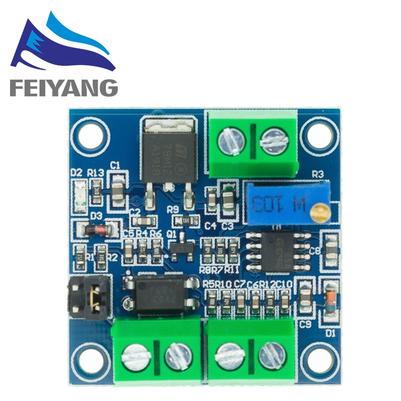 Pwm เป็นโมดูลแปลงแรงดันไฟฟ้า 0%-100% ถึง 0-10V สําหรับ PLC MCU ดิจิตอลไปยังสัญญาณ Analog PWM Adjusta