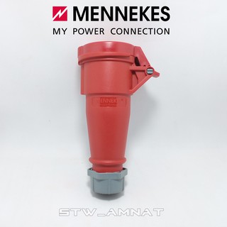 MENNEKES เต้ารับกลางทางอุตสาหกรรม ขนาด 16A 4Pin(3P+E) 400V