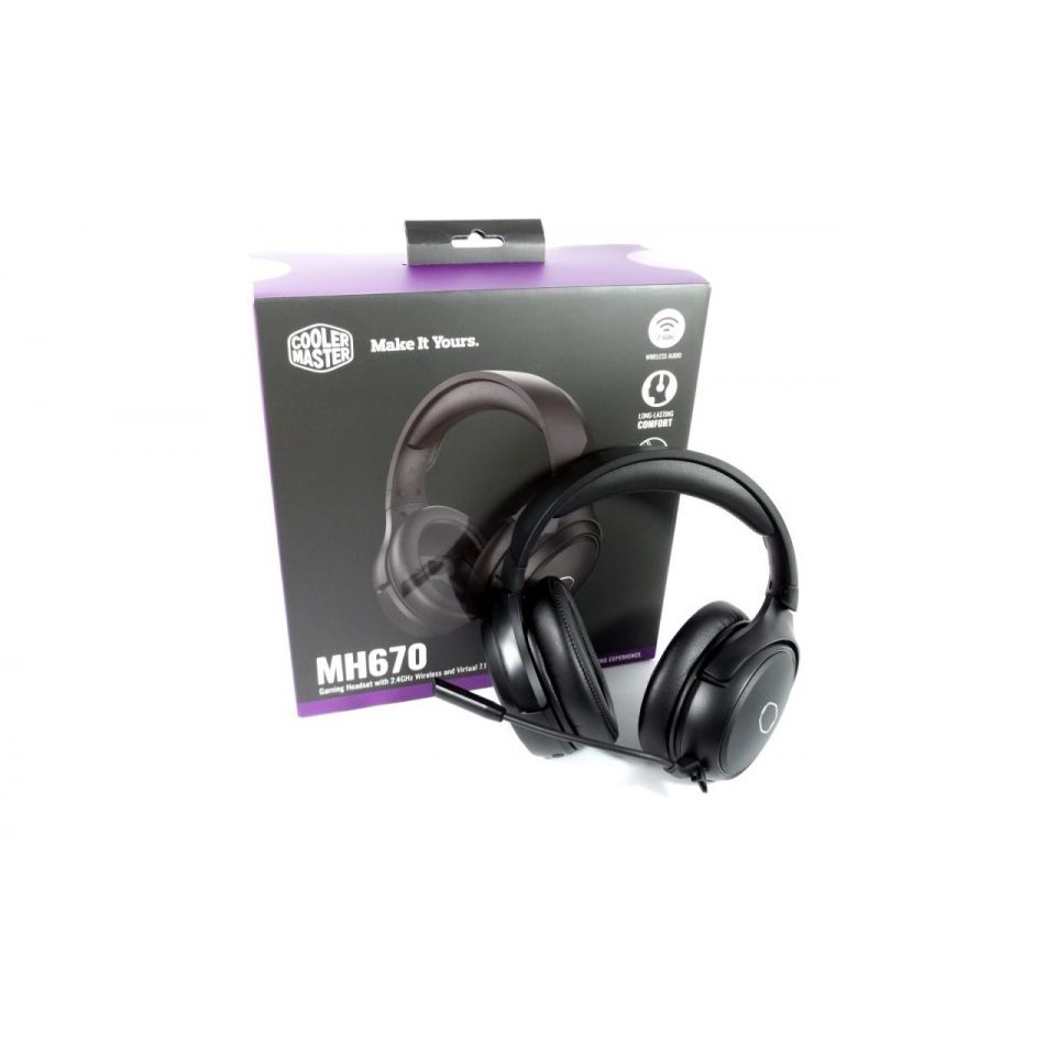 HEADSET (7.1) COOLERMASTER MASTERPULSE MH670 GAMING