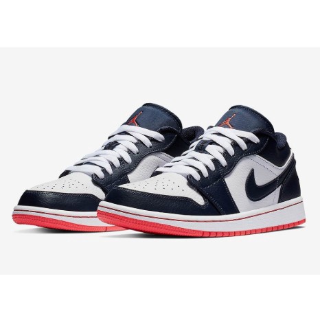 Jordan 1 Low Obsidian Ember Glow 553558 