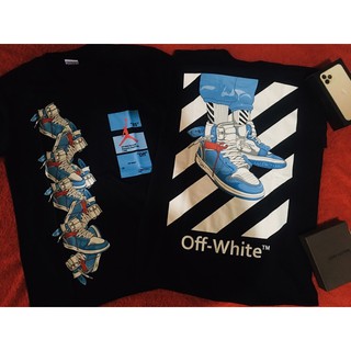 เสื้อยืด offwhite x jordan