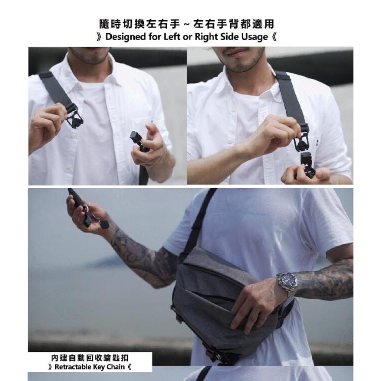 Niid X Urbanature R1 Radiant urban Sling Speedy กระเป๋าสะพายไหล่แฟชั่น กันน้ํา กันขโมย