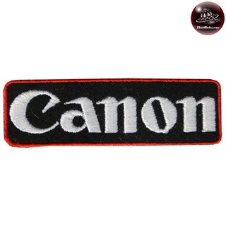 อาร์มติดเสื้อCANON อุปกรณ์ตกเเต่งเครื่องเเต่งกาย CANON งานปักCANON