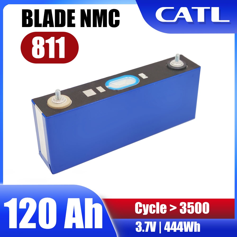 แบตเตอรี่ CATL​ NMC 811 120 ah Blade  ลิเธียม 3.7V Lithium Ion GRADE A​ UPS​ Battery​ ระบบโซล่าเซลล์