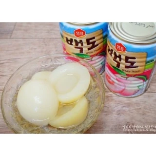 sempio white peach ลูกพีชอบ เซมเพียว แบคโด 샘표 백도 400g