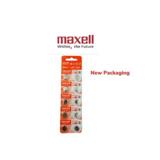 ถ่านกระดุม Maxell LR1130(189) Alkaline Battery 1.5V 0% แพคเกจใหม่ ถ่านใหม่