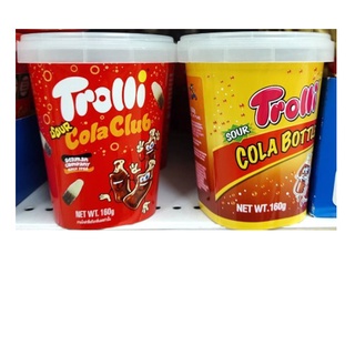 💖HOT💖Trolli KOLA ทรอลลี่ เยลลี่โคล่า เยลลี่กัมมี่นำเข้า กลิ่น โคล่า KOLA ชนิดกระปุก 160 กรัม