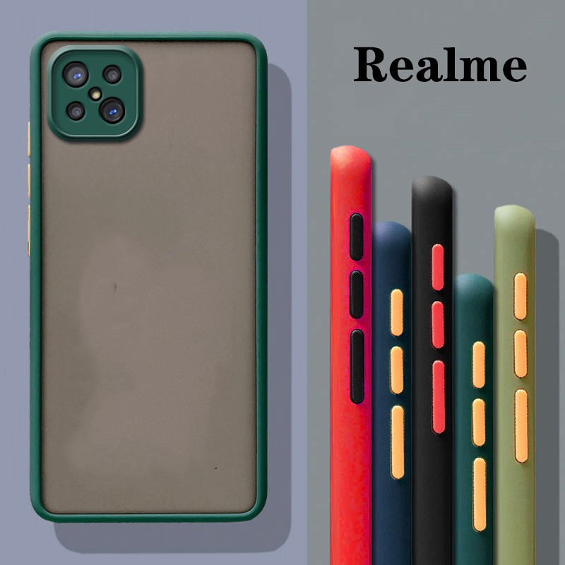 เคสขอบนิ่มหลังแข็งขุ่นคลุมกล้องRealme C33/Realme Narzo 50i Prime/Realme C30/C30S/Narzo 50i/Realme C11 2021/C21Y/C21/C20 - รูปที่ 4