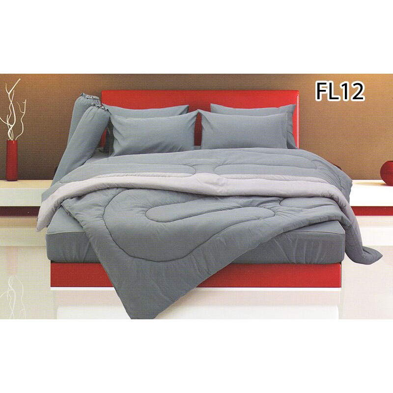 Fair Lady ผ้าปูที่นอน ขนาด 3.5/5/6 ฟุต (ไม่รวมนวม) Fair Lady พิมพ์ลาย FL12