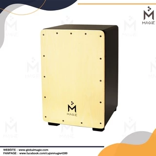 Magie Cajon Drum รุ่น MC38B กลองคาฮองนั่งตี มากี เครื่องดนตรี เครื่องเคาะจังหวะ กลองพกพา อคูสติก
