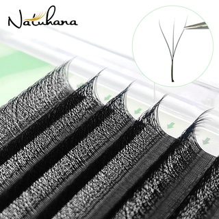 NATUHANA ขนตาปลอม ขนมิงค์นิ่ม 3D สีน้ําตาล เนื้อแมตต์ สีดํา