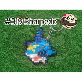 พวงกุญแจ Sharpedo #319 โปเกมอน พิกเซล ที่ห้อยกระเป๋า พวงกุญแจกระเป๋า เครื่องประดับกระเป๋า (Pokemon)