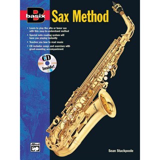 Basix®: Sax Method (Alto or Tenor) By Sean Stackpoole book&amp;CD