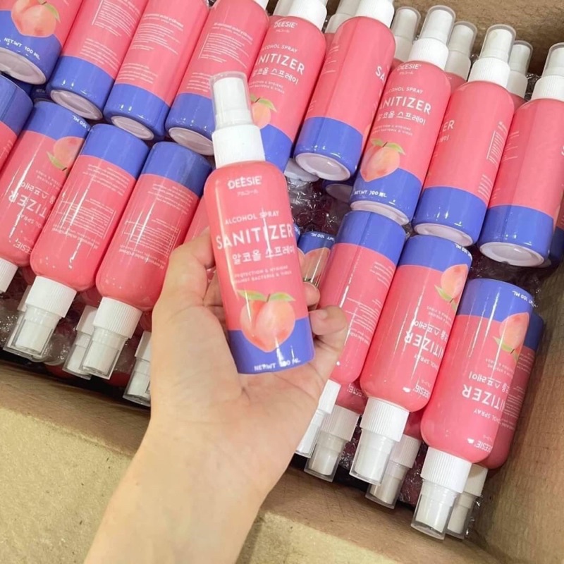 Deesie สเปรย์แอลกอฮอล์ 75% กลิ่นพีช