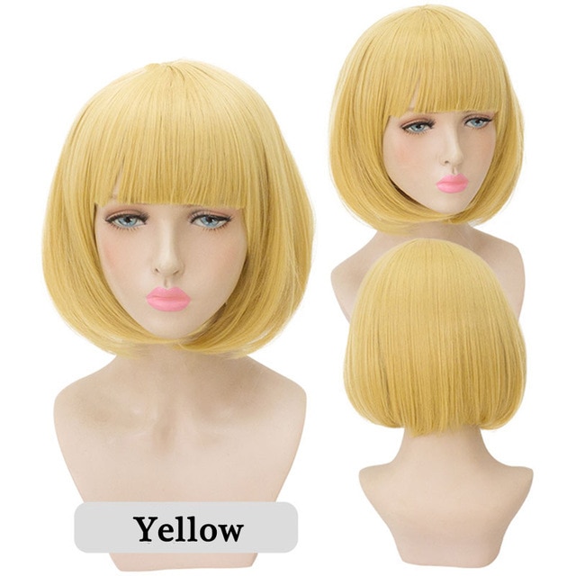 blonde yellow wig