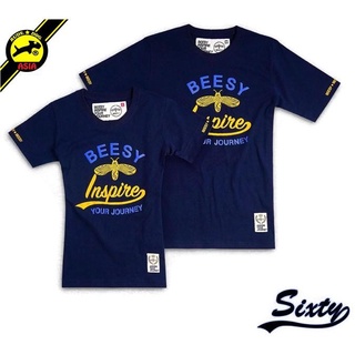 Beesy T-shirt เสื้อยืด รุ่น SIXTY (ผู้หญิง) แฟชั่น คอกลม ลายสกรีน ผ้าฝ้าย cotton ฟอกนุ่ม ไซส์