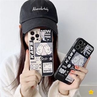 Fashion Trendy Brand KAWS bear Oppo Reno 5K 4se 4 5 3 2 6 Pro 5g 10X Zoom 2Z 2F Z 5Z 6Z ACE Case Cute Cartoon Phone Protective Soft Cover