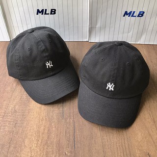 &lt;พร้อมส่ง&gt;หมวก MLB Nano logo unstructure cap โลโก้ mini NY 2 สี