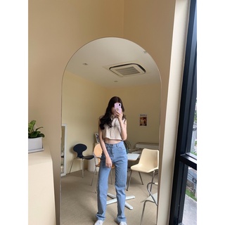 3pcs.basket long line jeans