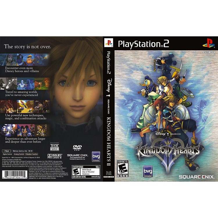 KINGDOM HEARTS 2 [PS2 US : DVD5 1 Disc]