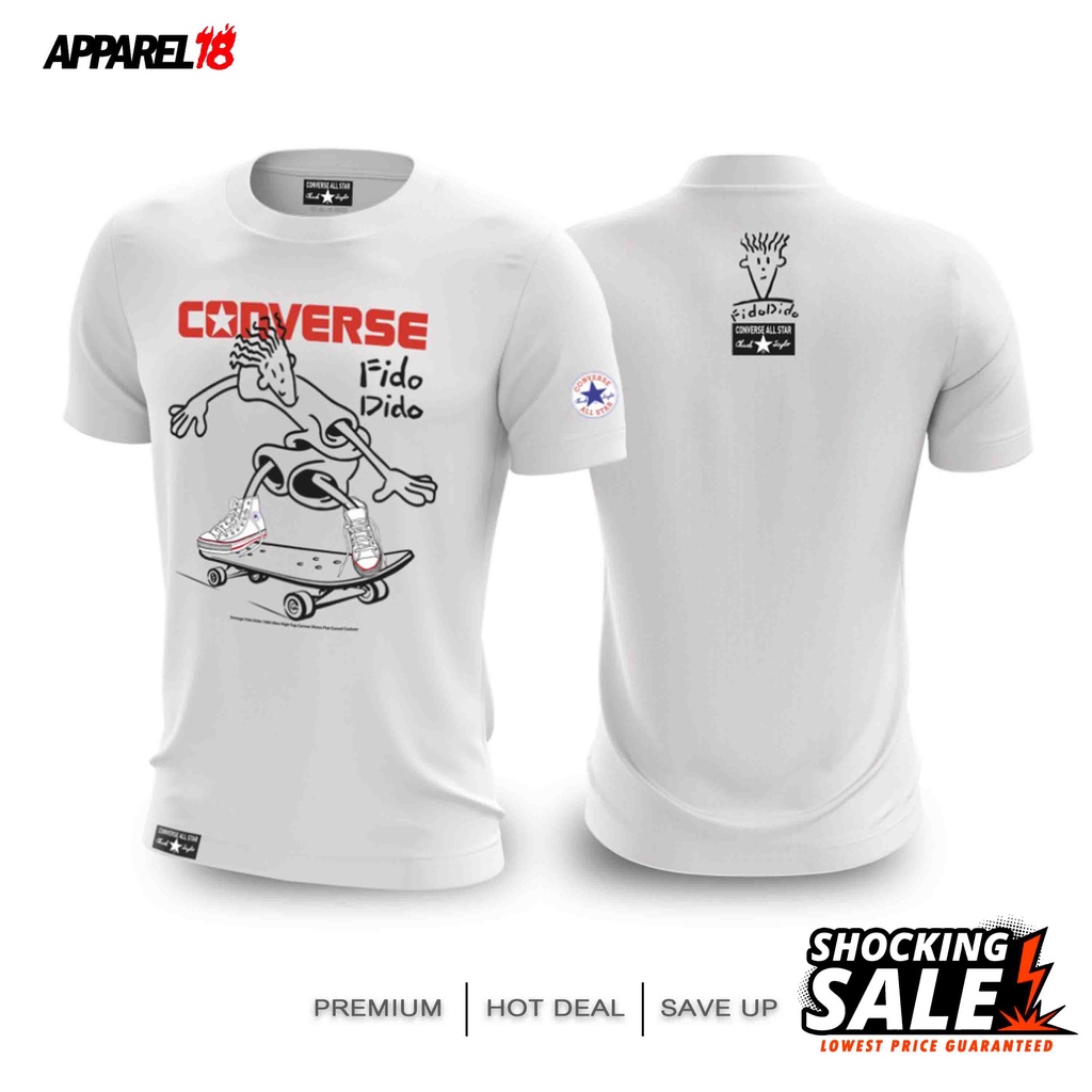 [GRAPHIC TEE] เสื้อยืด FIDO-DIDO Custom Design ขนาด (XS-5XL)
