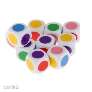 ของเล่นเกมเกมลูกเต๋า 6 สีสำหรับเด็ก
