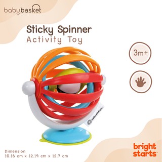 Baby Einstein Sticky Spinner ของเล่นเด็ก เสริมสร้างพัฒนาการ ลูกบอลหมุนได้ตั้งโต๊ะ