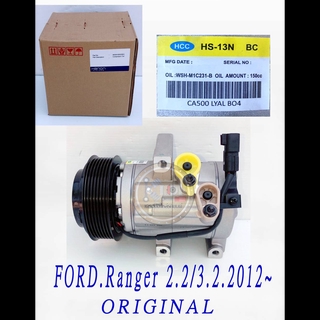 KLOP-T1311-A คอมแอร์ แท้(OEM) Ford Ranger TKE 2.2,3.2 TDCI 2011 /Mazda BT-50 UP 2.2,3.2 TDI 2011 (เพิ่มเติม-ด้านใน)