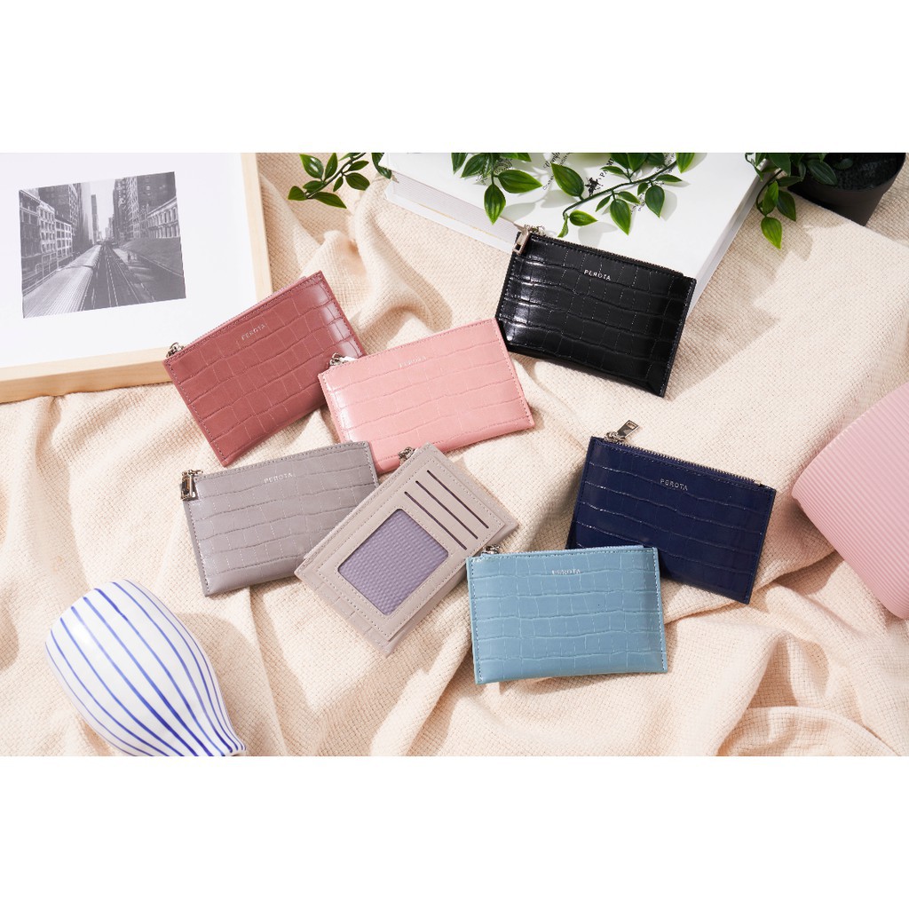 กระเป๋าสตางค์ผู้หญิง PEROTA Candy Card Holder มาพร้อมกล่อง
