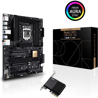 ASUS ProArt Z490-CREATOR 10G Intel Z490 LGA 1200 ATX