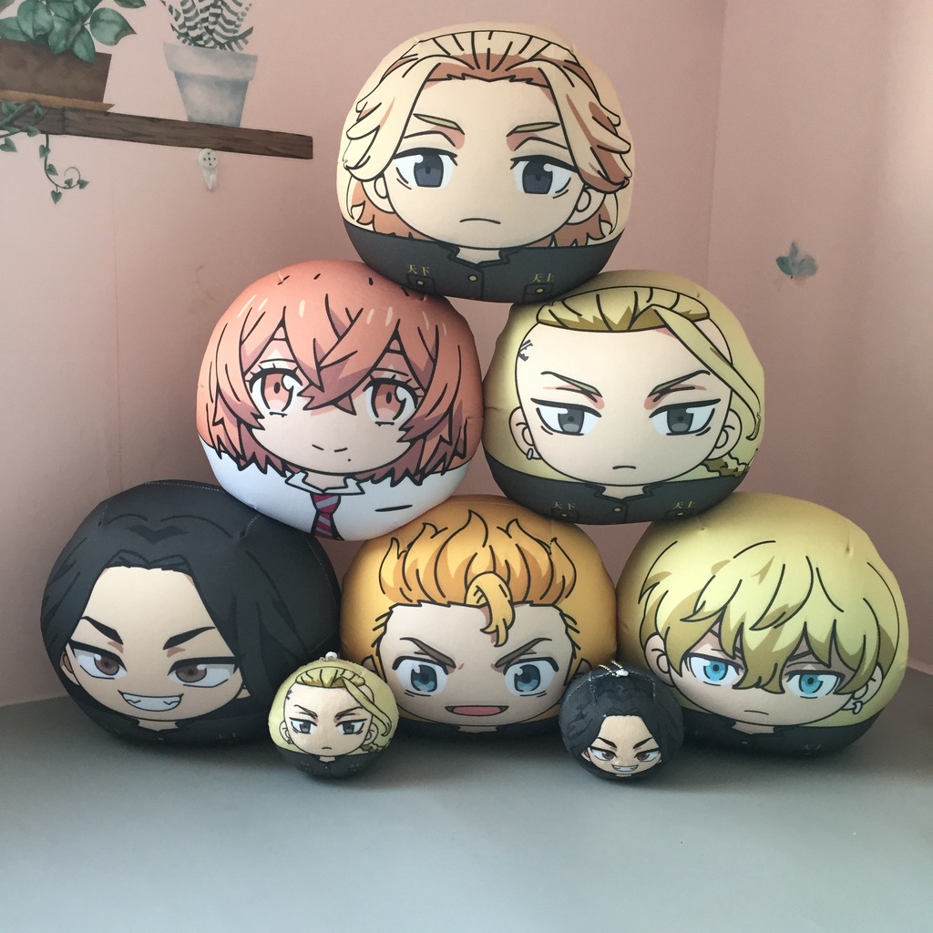 อะนิเมะโตเกียว Revengers ตุ๊กตาพวงกุญแจตุ๊กตาของเล่น Manjiro Sano ตุ๊กตา/บาจิ Keisuke/Draken/hina ta