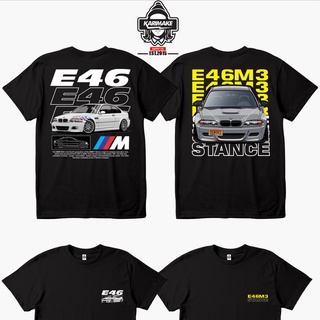 ROUND คอลูกเรือเสื้อยืด ลาย Karimake สําหรับ BMW E46 M3 GEN STANCE-4XL