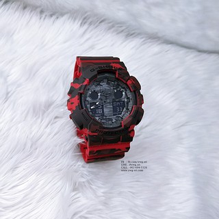 G-SHOCK รุ่น GA-100CM-4A นาฬิกาข้อมือ กันน้ำ ดีไซน์สวย มีสไตล์ ทนทาน ใช้งานได้นาน สินค้าคุณภาพ