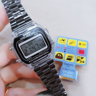 Casio งาน Mirror สายเลส Code:W2D010263