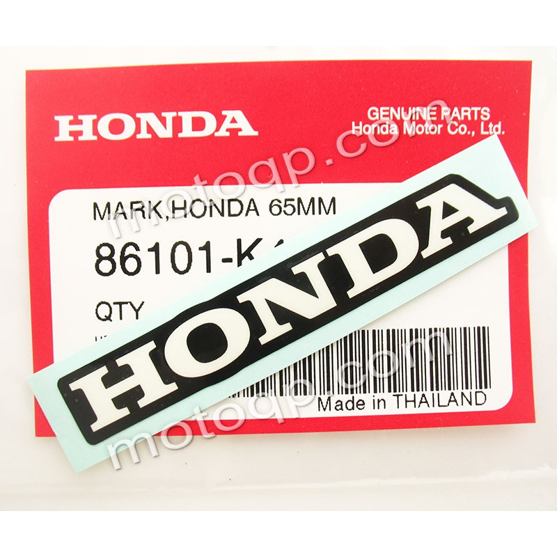 【 แท้ 】 ฮอนด้า สติกเกอร์ โลโก้ HONDA 65mm ADV150 แต่งรถ Wave Dash Click PCX 110 150 เวฟ คลิก ซุปเปอร์ คัพ แดช LS