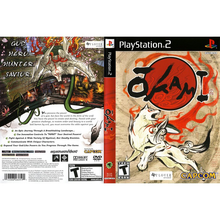 OKAMI [PS2 US : DVD5 1 Disc]
