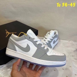 Nike Air Jordan 1 Low White Wolf Gray (size36-45)