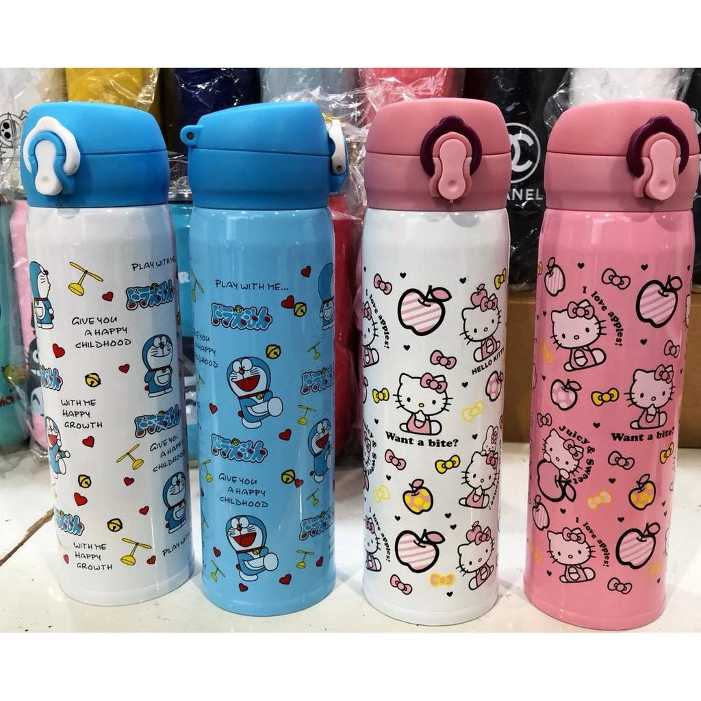 ขายส่ง🔥กระติกน้ำสแตนเลส（500ml）เก็บความร้อน-ความเย็น thumbnail 3