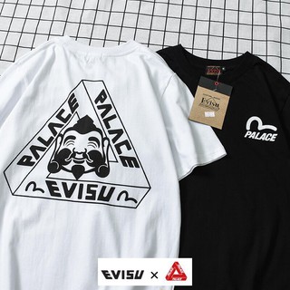 Evisu Fushen เสื้อยืดแขนสั้นทรงหลวมสไตล์ญี่ปุ่นสําหรับผู้ชาย