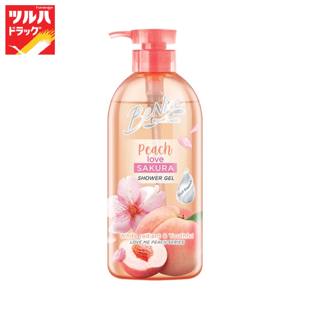 บีไนซ์ ชาวเวอร์เจล พีช เลิฟ ซากุระ 450มล/Benice Shower Gel Peach love Sakura 450ml