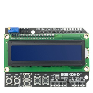  โล่คีย์บอร์ด LCD 1602 1602 สําหรับ Arduino ATMEGA328 ATMEGA2560 Raspberry PI UNO