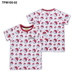 เสื้อยืดลายโปเกบอล TPM105-02