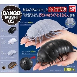 (เพิ่มม่วงครีบใหญ่พร้อมส่ง) กาชาปองไอโซพอด Bandai DANGO MUSHI 01 02 03 04 05 06 07 08 โมเดลสัตว์