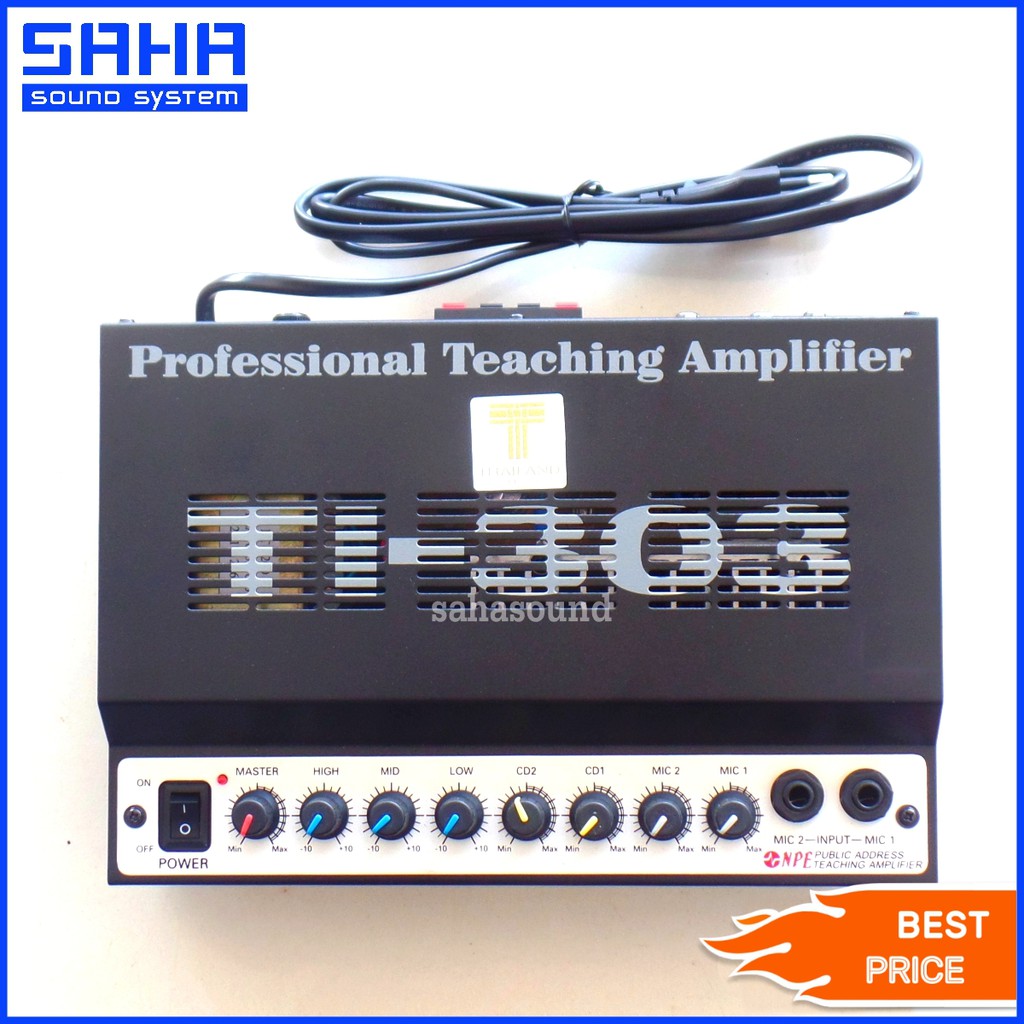 NPE TI-303 TEACHING AMPLIFIER เพาเวอร์มิกเซอร์ sahasound - สหซาวด์