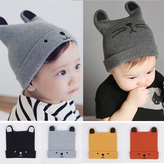 Winter Baby Hat Cotton Baby Toddler Knit Hat 0-12M