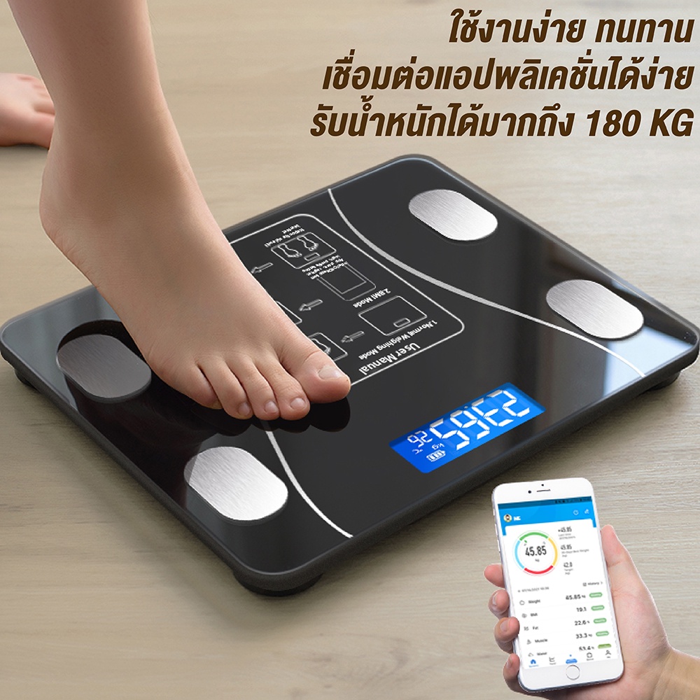 BG เครื่องชั่งน้ำหนักดิจิตอล LCD รุ่น 2022A รูปที่ 6